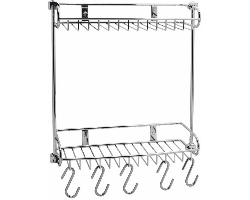 Приобрести Полка корзина WasserKRAFT K-1422 Хром в магазине сантехники Santeh-Crystal.ru