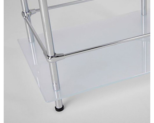 Купить Стеклянная полка WasserKRAFT K-4033 Хром в магазине сантехники Santeh-Crystal.ru