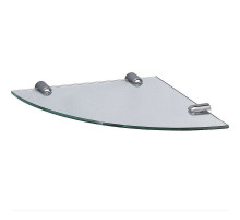 Стеклянная полка WasserKRAFT K-533 угловая Хром