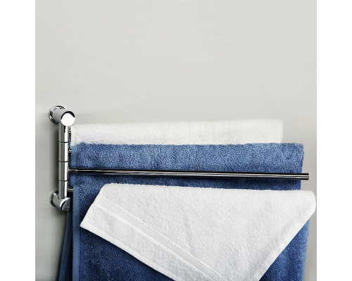 Приобрести Полотенцедержатель WasserKRAFT K-1034 поворотный Хром в магазине сантехники Santeh-Crystal.ru