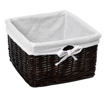 Корзина для аксессуаров WasserKRAFT Alme WB-150-M Темно-коричневая