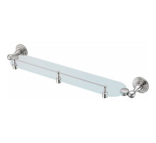 Стеклянная полка WasserKRAFT Ammer K-7044 Хром матовый