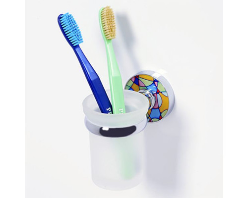 Приобрести Стакан для зубных щеток WasserKRAFT Diemel K-2228 Хром в магазине сантехники Santeh-Crystal.ru