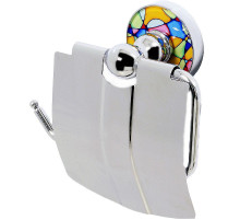 Держатель туалетной бумаги WasserKRAFT Diemel K-2225 крышкой Хром