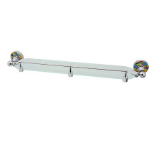 Стеклянная полка WasserKRAFT Diemel K-2244 Хром