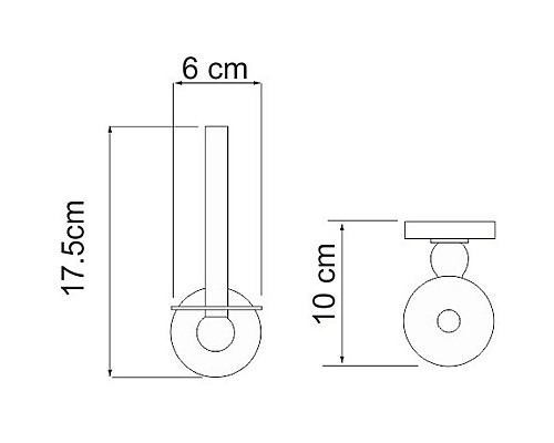 Santeh-Crystal.ru: Держатель запасного рулона WasserKRAFT Diemel K-2297 Хром Заказать Держатель запасного рулона WasserKRAFT Diemel K-2297 Хром в магазине сантехники Santeh-Crystal.ru