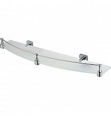 Стеклянная полка WasserKRAFT Dill K-3944 Хром