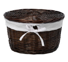 Корзина для белья WasserKRAFT Donau WB-530-M Темно-коричневая