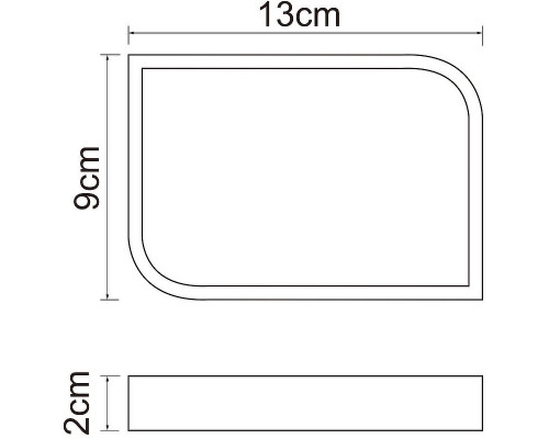 Заказать Мыльница WasserKRAFT Elba K-2729 Черная матовая в магазине сантехники Santeh-Crystal.ru