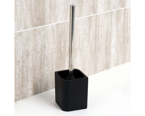 Купить Ершик для унитаза WasserKRAFT Elba K-2727 Черный матовый в магазине сантехники Santeh-Crystal.ru