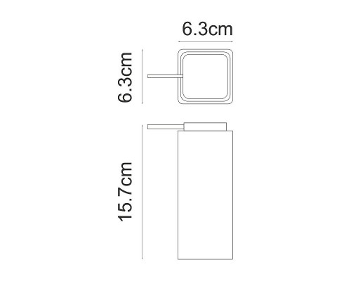 Приобрести Дозатор для жидкого мыла WasserKRAFT Ems K-16991 Белый в магазине сантехники Santeh-Crystal.ru