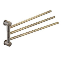 Полотенцедержатель WasserKRAFT Exter K-1533 поворотный Светлая бронза