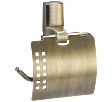 Держатель туалетной бумаги WasserKRAFT Exter K-5225 с крышкой Светлая бронза