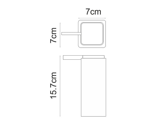 Купить Дозатор для жидкого мыла WasserKRAFT Fulda K-691199 Белый в магазине сантехники Santeh-Crystal.ru