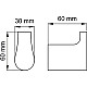Заказать Крючок WasserKRAFT Glan K-5123 Черный глянцевый в магазине сантехники Santeh-Crystal.ru