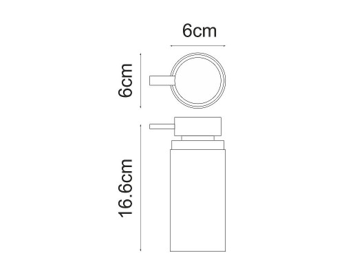 Приобрести Дозатор для жидкого мыла WasserKRAFT Havel K-74991 Белый в магазине сантехники Santeh-Crystal.ru