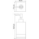 Купить Дозатор жидкого мыла WasserKRAFT Inn K-4399 Бежевый в магазине сантехники Santeh-Crystal.ru