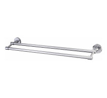 Полотенцедержатель WasserKRAFT Isen K-4040 двойной Хром