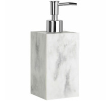 Дозатор для жидкого мыла WasserKRAFT Kammel K-9199 Белый мрамор Хром