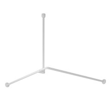 Карниз для ванны WasserKRAFT Kammel 90x90 SC-839090 Белый