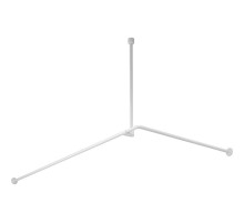 Карниз для ванны WasserKRAFT Kammel 180x90 SC-839018 Белый