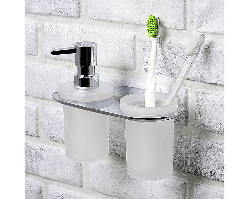 Santeh-Crystal.ru: Дозатор для жидкого мыла WasserKRAFT Kammel K-8389 со стаканом для зубных щеток Хром Приобрести Дозатор для жидкого мыла WasserKRAFT Kammel K-8389 со стаканом для зубных щеток Хром в магазине сантехники Santeh-Crystal.ru
