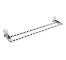 Полотенцедержатель WasserKRAFT Leine K-5040W двойной Хром Белый