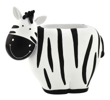 Стакан для зубных щеток WasserKRAFT Lippe K-8128A Белый  Черный матовый