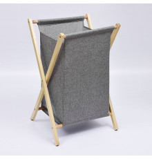 Корзина для белья WasserKRAFT Nau WB-772-L Серая