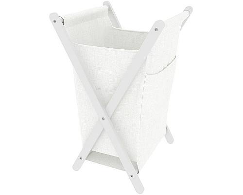 Заказать Корзина для белья WasserKRAFT Nau WB-773-L Белая в магазине сантехники Santeh-Crystal.ru