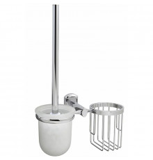 Ершик для унитаза с держателем освежителя воздуха WasserKRAFT Oder K-3035 Хром