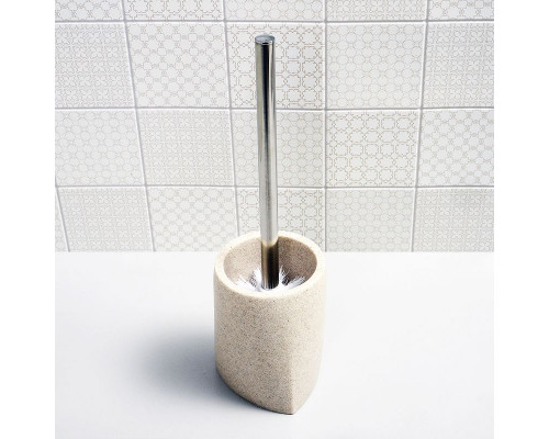 Заказать Ершик для унитаза WasserKRAFT Ohre K-37727 Бежевый матовый в магазине сантехники Santeh-Crystal.ru