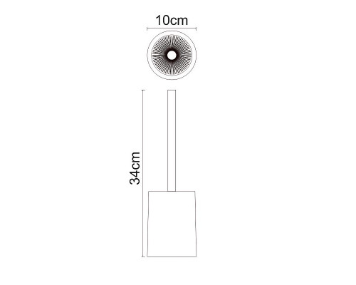 Заказать Ершик для унитаза WasserKRAFT Ohre K-37727 Бежевый матовый в магазине сантехники Santeh-Crystal.ru