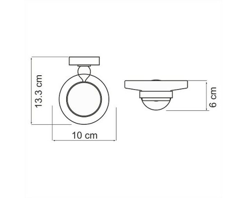 Приобрести Мыльница WasserKRAFT Regen K-6929 Хром в магазине сантехники Santeh-Crystal.ru