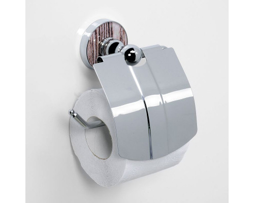 Заказать Держатель туалетной бумаги WasserKRAFT Regen K-6925 с крышкой Хром в магазине сантехники Santeh-Crystal.ru