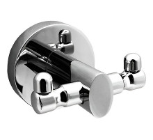 Двойной крючок WasserKRAFT Rhein K-6223D Хром