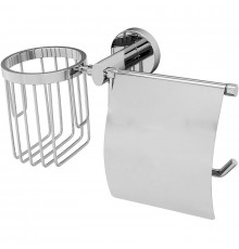 Держатель туалетной бумаги и освежителя воздуха WasserKRAFT Rhein K-6259 с крышкой Хром