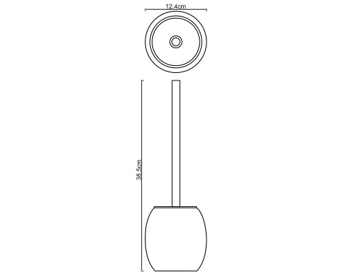 Заказать Ершик для унитаза WasserKRAFT Ruwer K-6727 Хром в магазине сантехники Santeh-Crystal.ru