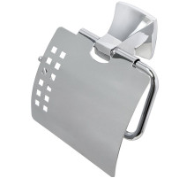 Держатель туалетной бумаги WasserKRAFT Wern K-2525 с крышкой Хром