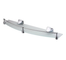 Стеклянная полка WasserKRAFT Wern K-2544 Хром