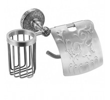 Держатель освежителя воздуха и туалетной бумаги ZorG SL AZR 20 SL Серебро