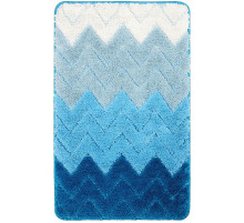 Коврик для ванной комнаты Fixsen Deep 50x80 FX-5003C Голубой