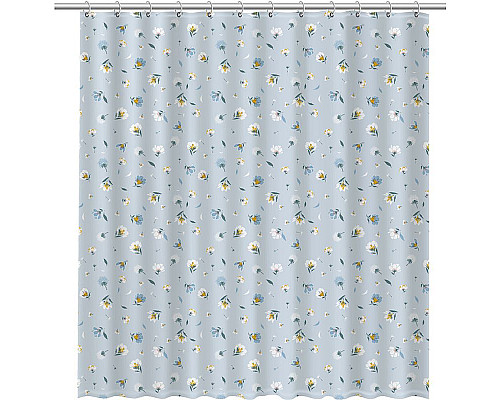 Santeh-Crystal.ru: Шторка для ванны Fixsen Design Garden FX-1509 180х200 Голубая с цветами Заказать Шторка для ванны Fixsen Design Garden FX-1509 180х200 Голубая с цветами в магазине сантехники Santeh-Crystal.ru
