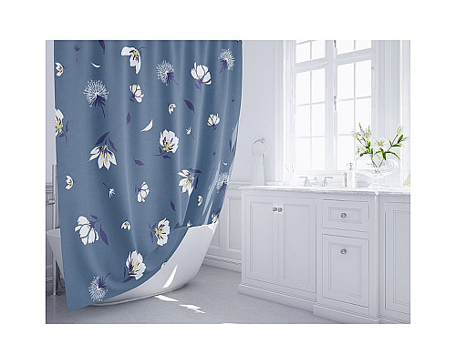 Santeh-Crystal.ru: Шторка для ванны Fixsen Design Crosus FX-2513 180х200 Синий с цветами Заказать Шторка для ванны Fixsen Design Crosus FX-2513 180х200 Синий с цветами в магазине сантехники Santeh-Crystal.ru