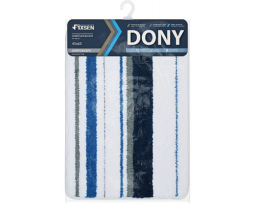 Santeh-Crystal.ru: Коврик для ванной комнаты Fixsen Dony 65х45 FX-5011C Синий Белый Купить Коврик для ванной комнаты Fixsen Dony 65х45 FX-5011C Синий Белый в магазине сантехники Santeh-Crystal.ru
