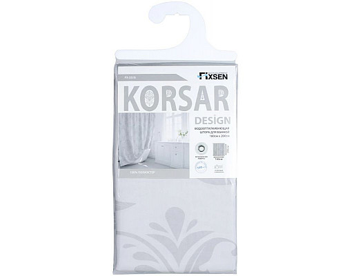 Santeh-Crystal.ru: Шторка для ванны Fixsen Korsar FX-2518 200х180 Серая Купить Шторка для ванны Fixsen Korsar FX-2518 200х180 Серая в магазине сантехники Santeh-Crystal.ru