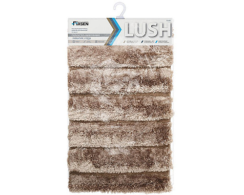 Santeh-Crystal.ru: Коврик для ванной комнаты Fixsen Lush FX-9001K 50х80 Коричневый Приобрести Коврик для ванной комнаты Fixsen Lush FX-9001K 50х80 Коричневый в магазине сантехники Santeh-Crystal.ru
