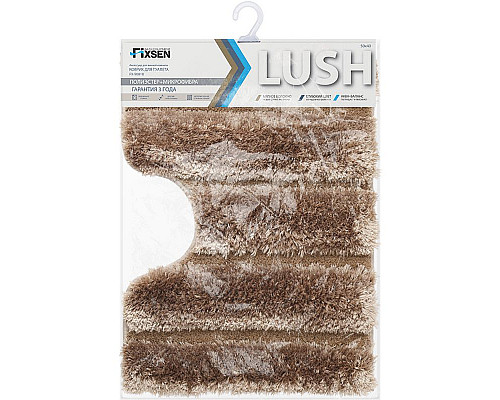 Santeh-Crystal.ru: Коврик для ванной комнаты Fixsen Lush FX-9001U 50х40 Коричневый Приобрести Коврик для ванной комнаты Fixsen Lush FX-9001U 50х40 Коричневый в магазине сантехники Santeh-Crystal.ru