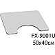 Приобрести Коврик для ванной комнаты Fixsen Lush FX-9001U 50х40 Коричневый в магазине сантехники Santeh-Crystal.ru