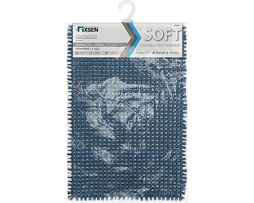 Santeh-Crystal.ru: Коврик для ванной комнаты Fixsen Soft FX-4001C 40х60 Синий Приобрести Коврик для ванной комнаты Fixsen Soft FX-4001C 40х60 Синий в магазине сантехники Santeh-Crystal.ru